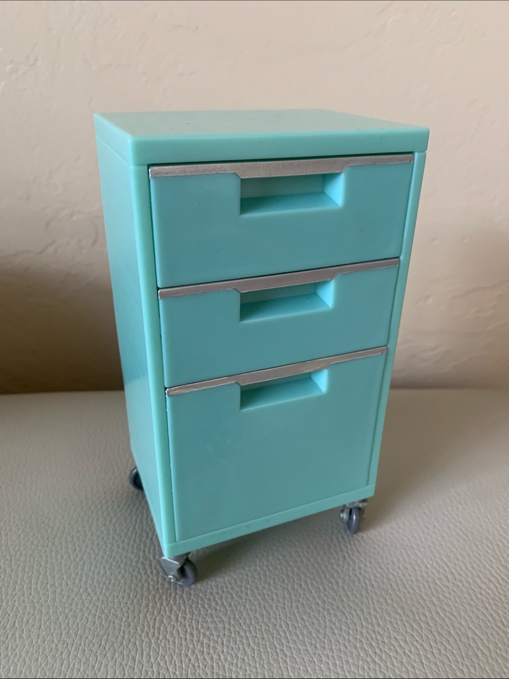 Our Generation Three-Drawer Rolling Storage Cart for 18” Dolls